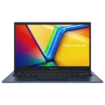 Asus Vivobook 14 màu xanh dương thanh lịch, thể hiện thiết kế mỏng nhẹ của laptop.