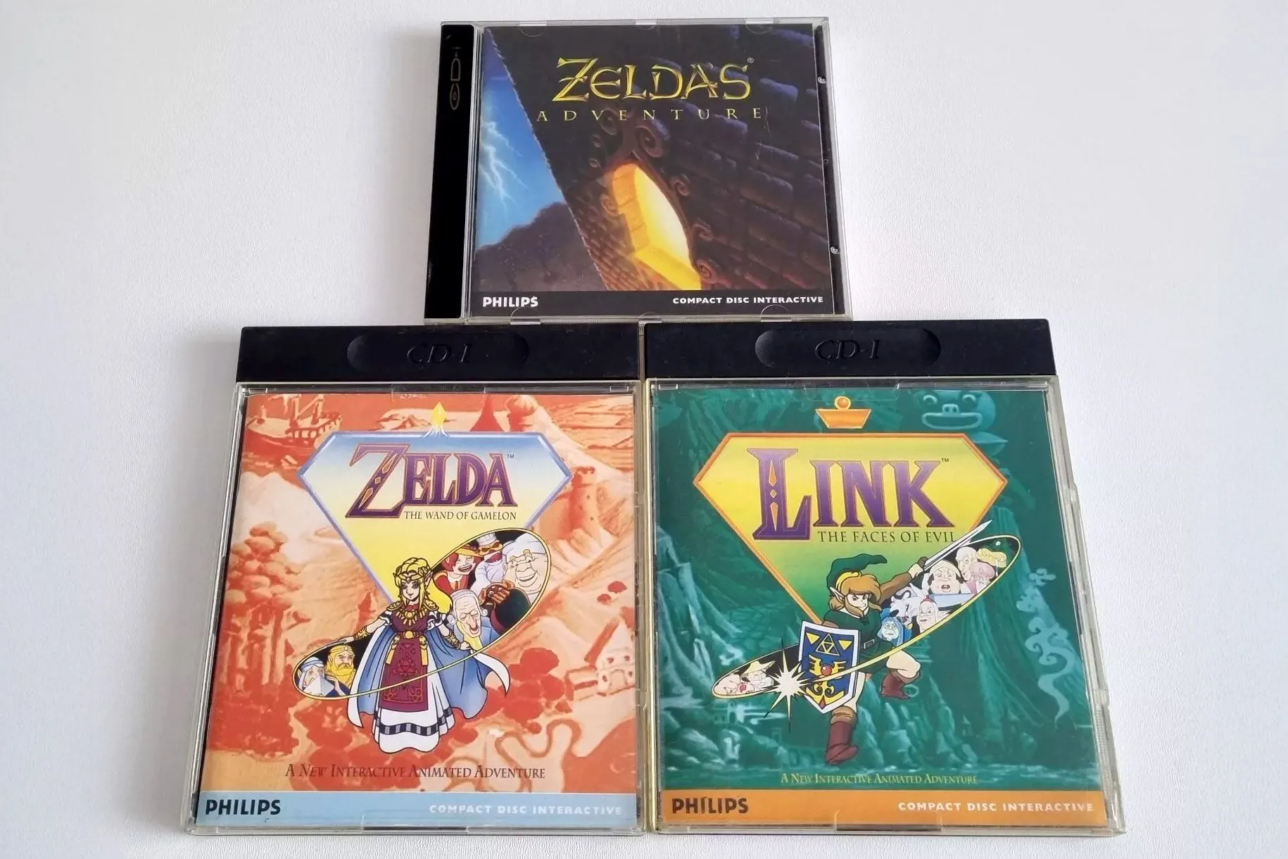 Bộ ba đĩa game Zelda khét tiếng được phát hành trên console Philips CD-i, nổi tiếng vì chất lượng tệ hại.