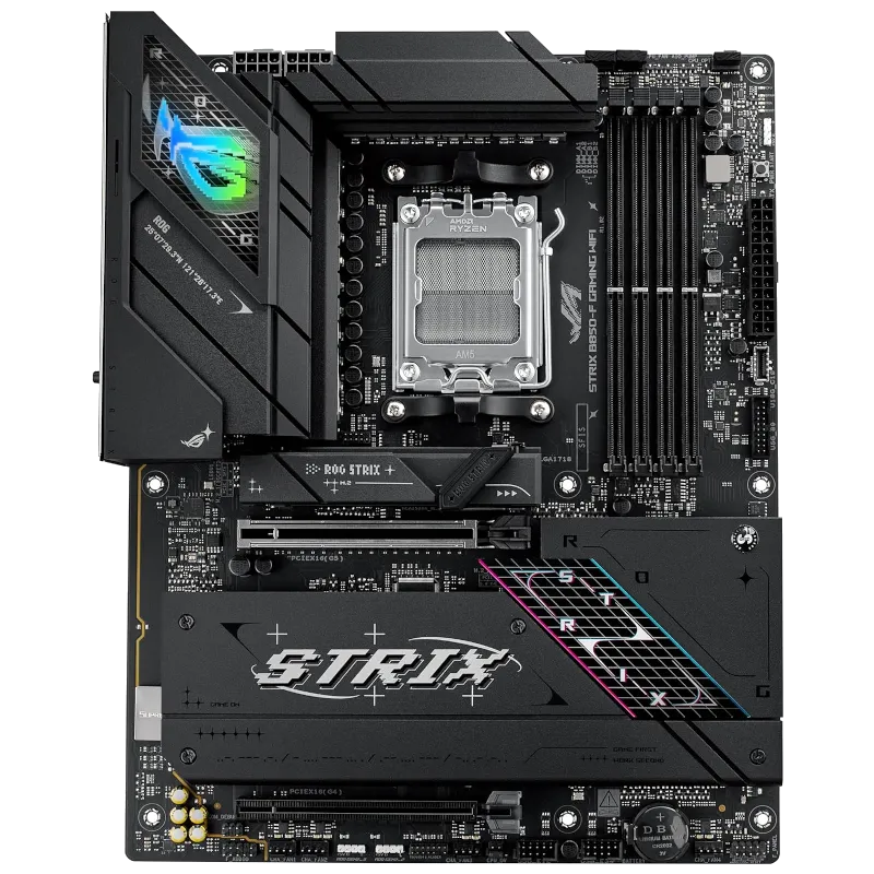 Bo mạch chủ Asus ROG Strix B850-F Gaming WiFi hỗ trợ AM5 và các kết nối USB tiên tiến