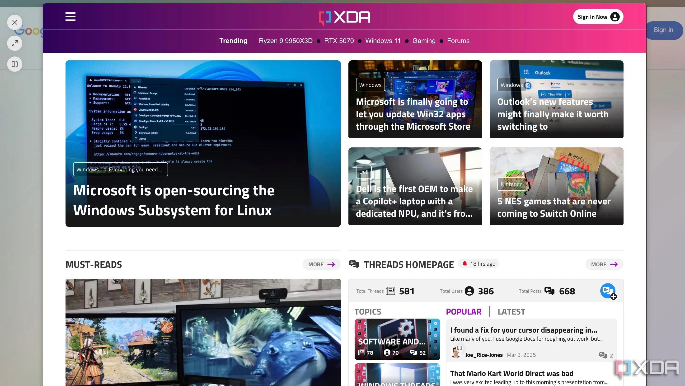 Các tab của Zen Browser đang hoạt động với giao diện tối giản