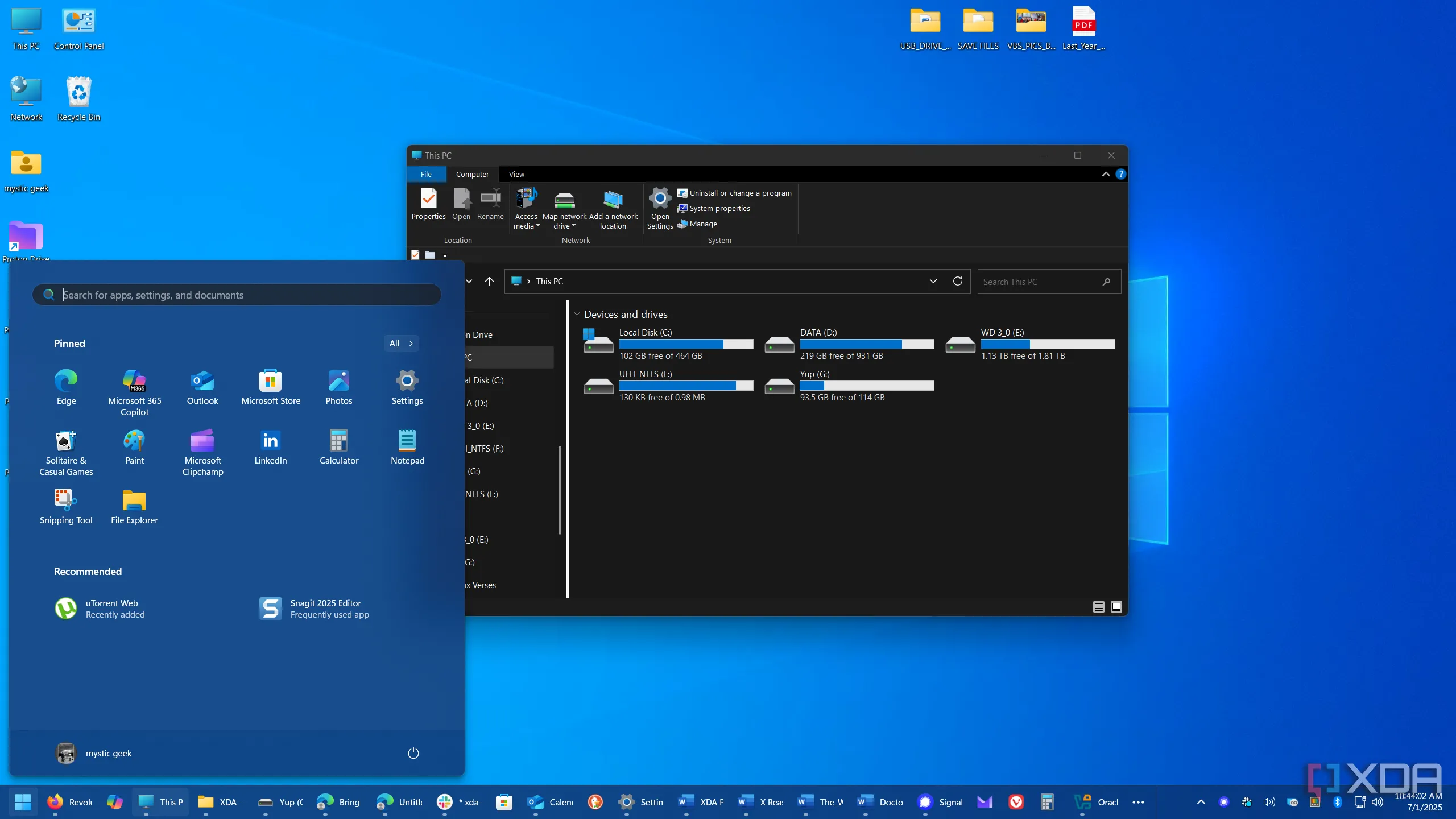 Cách hiển thị nhãn ứng dụng trên thanh Taskbar Windows 11 mà không cần phần mềm bên thứ ba