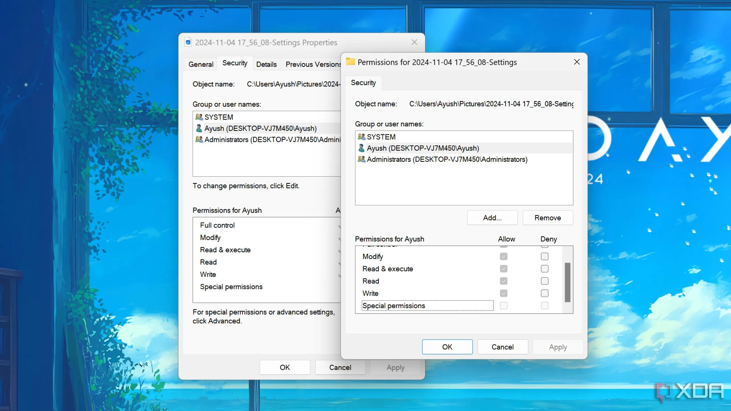Cài đặt quyền truy cập trong Windows 11 thể hiện nguyên tắc đặc quyền tối thiểu