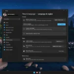 Cài đặt vùng hiện tại của Windows 11 đang ở Hoa Kỳ