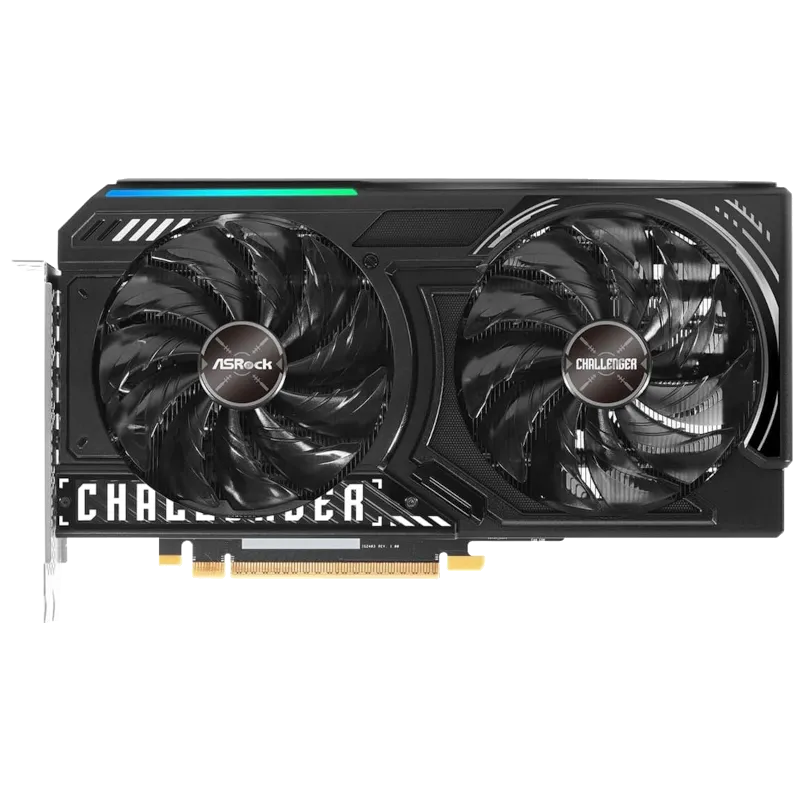Card đồ họa ASRock Intel Arc B570 Challenger với thiết kế tản nhiệt kép