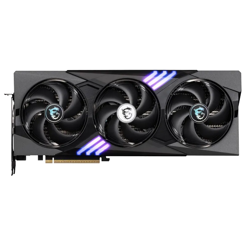 Card MSI GeForce RTX 5070 Ti Gaming Trio OC Plus với thiết kế ba quạt