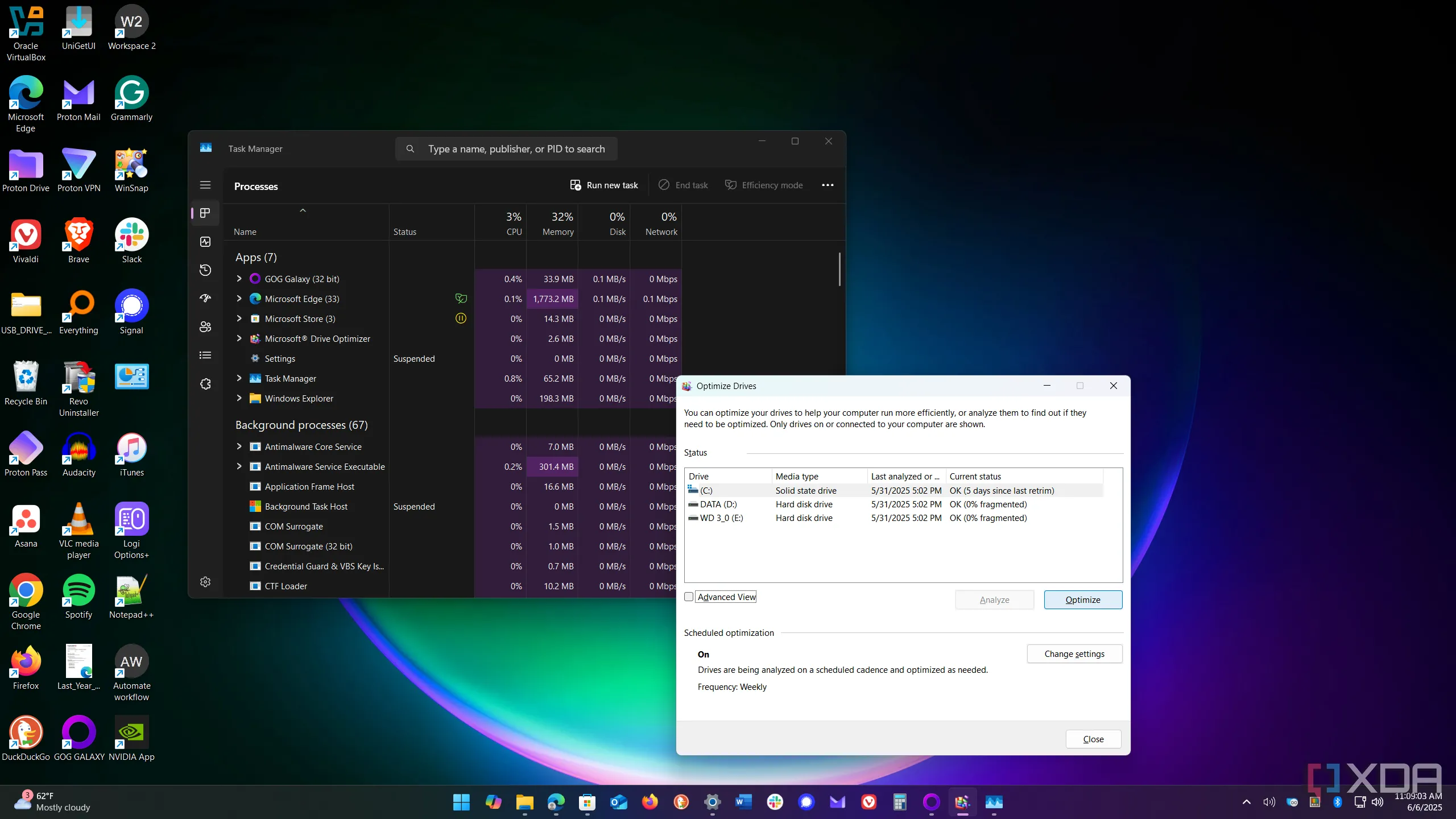 Công cụ chống phân mảnh ổ đĩa trên Windows 11