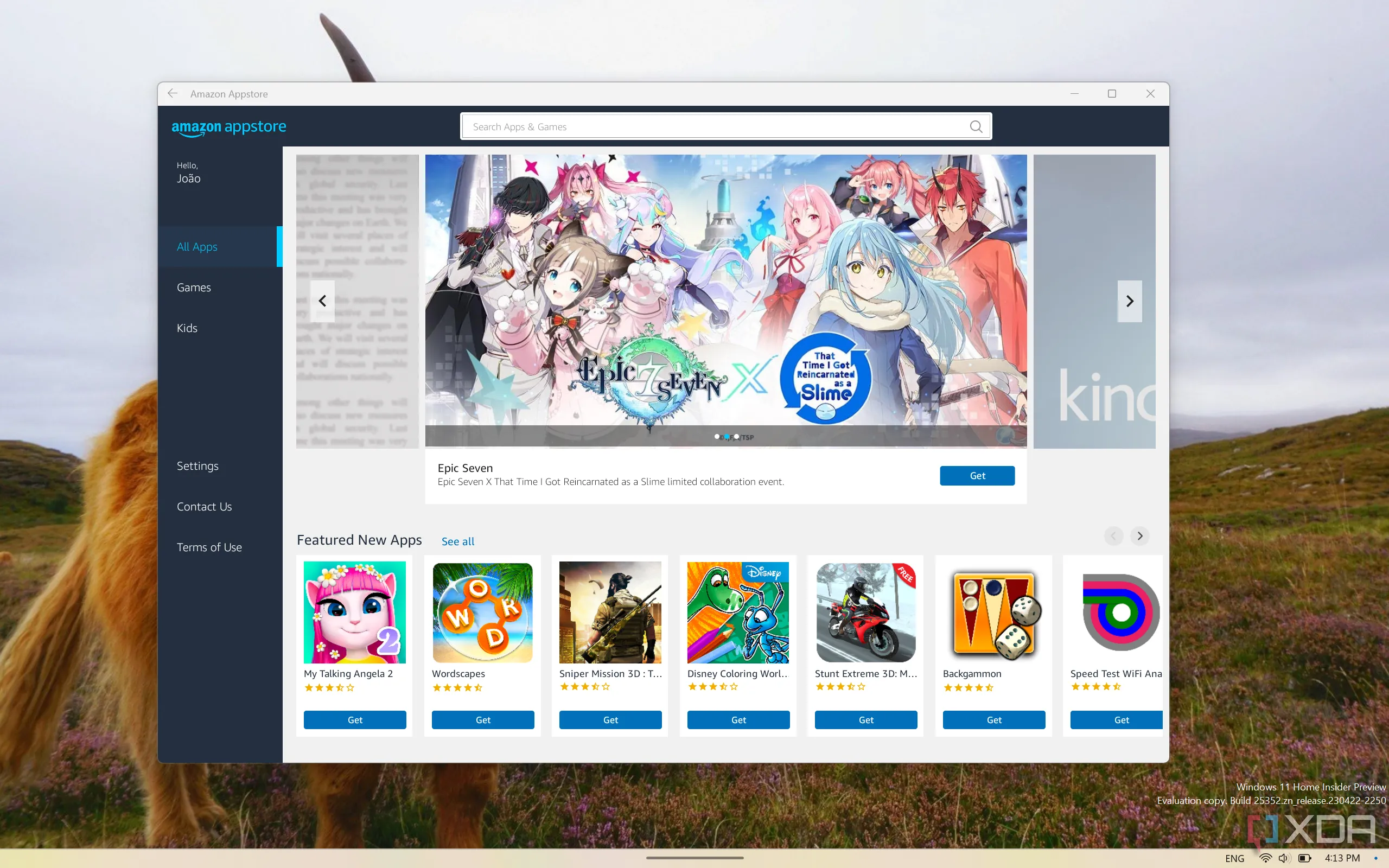 Cửa hàng Amazon Appstore trên Windows 11 thiếu đa dạng ứng dụng và dịch vụ Google