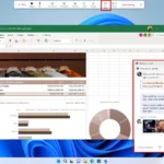 Cửa sổ chat riêng tư của Microsoft Teams hiển thị khi chia sẻ màn hình, giúp người thuyết trình tương tác thuận tiện hơn.