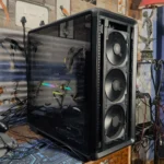 Dàn máy tính thử nghiệm với card đồ họa RTX 3080 Ti và GTX 1080 để kiểm tra Lossless Scaling đa GPU