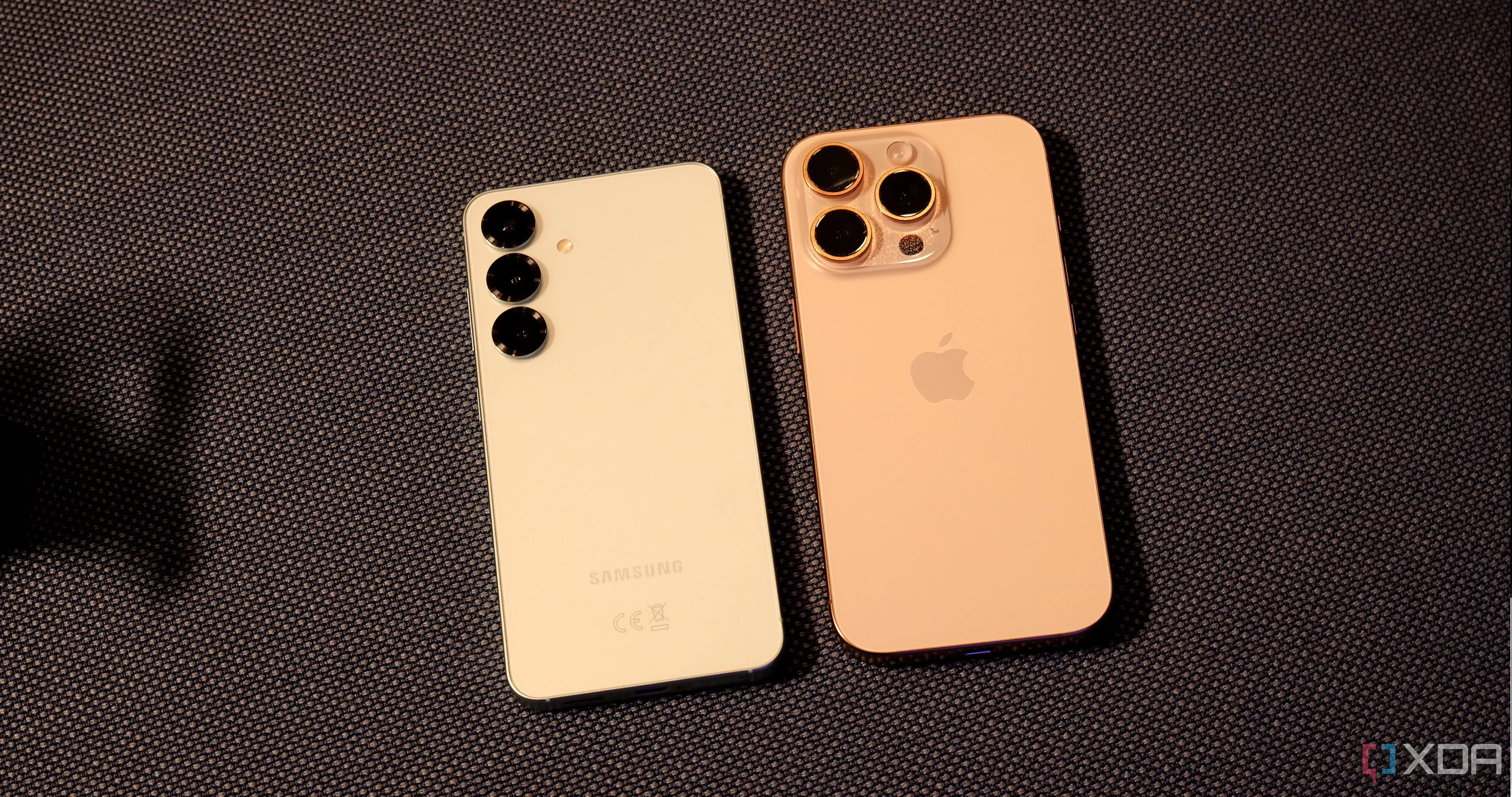 Điện thoại Samsung Galaxy S25 và iPhone - sản phẩm công nghệ hưởng lợi từ chính sách thuế mới của Mỹ.