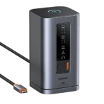 Docking Station Baseus Spacemate 11 cổng USB-C đa năng với thiết kế hiện đại trên bàn làm việc
