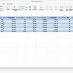 Dữ liệu in 3D được nhập vào bảng tính Excel với các cột được gắn nhãn