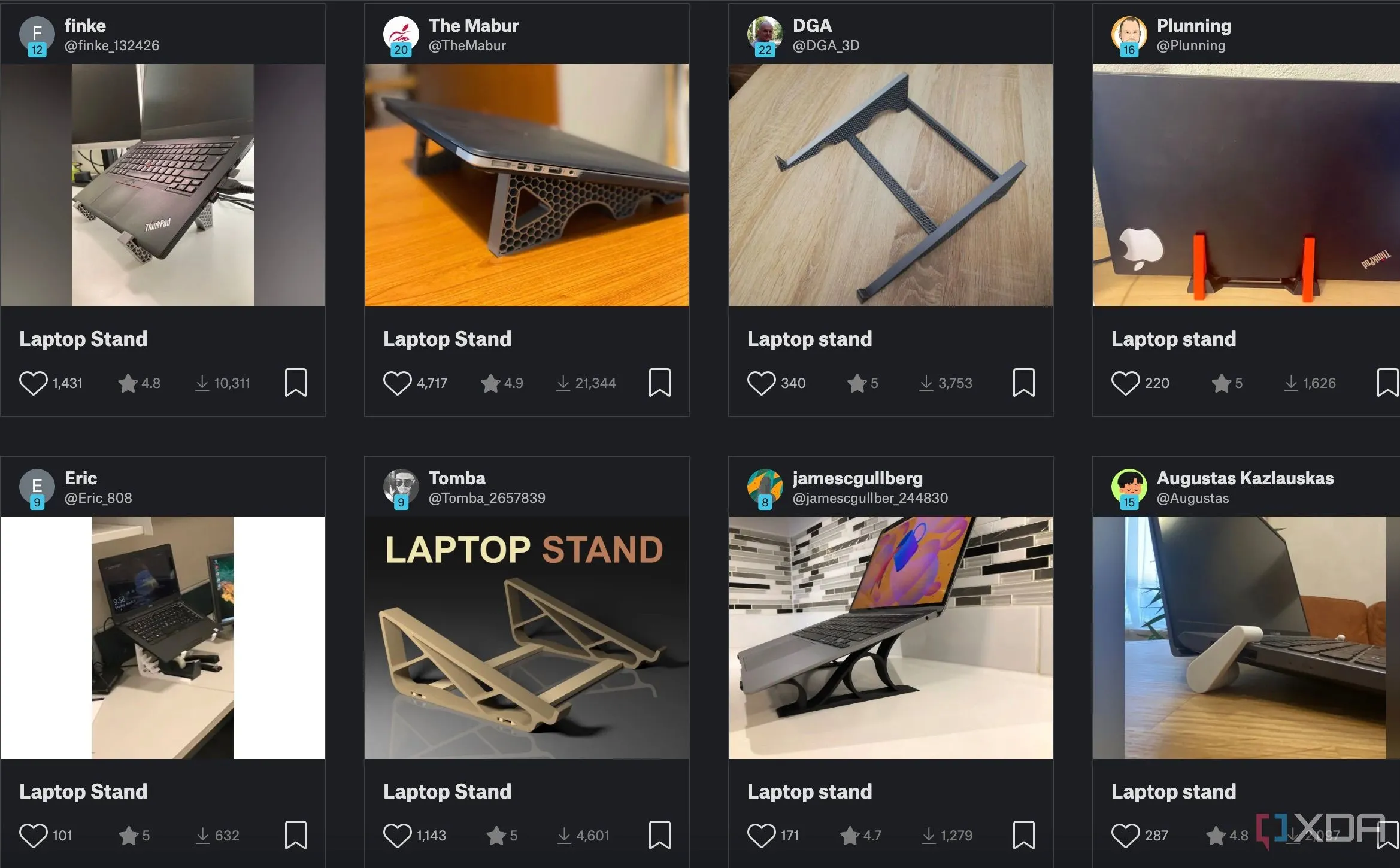 Giá đỡ laptop in 3D giúp tối ưu không gian bàn làm việc