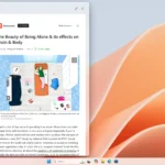 Giao diện bảng widget Windows 11 hiển thị các tin tức từ MSN News