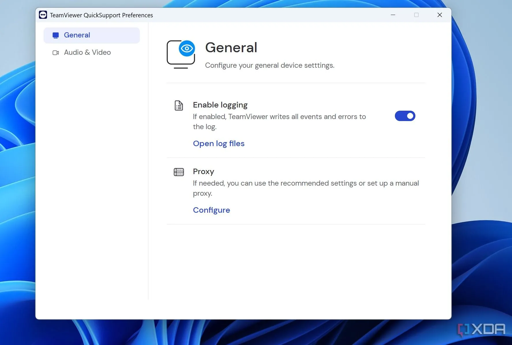 Giao diện cài đặt của TeamViewer, nơi người dùng điều chỉnh các tùy chọn bảo mật và quyền riêng tư, nhưng vẫn tiềm ẩn rủi ro về tấn công mạng.