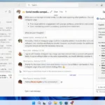 Giao diện chat Microsoft Teams hiển thị các tính năng tìm kiếm nâng cao