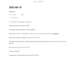 Giao diện CSS snippet Daily Notes trong Obsidian, hiển thị các liên kết điều hướng nhanh đến ghi chú ngày hôm qua, ngày mai và cùng ngày năm trước.