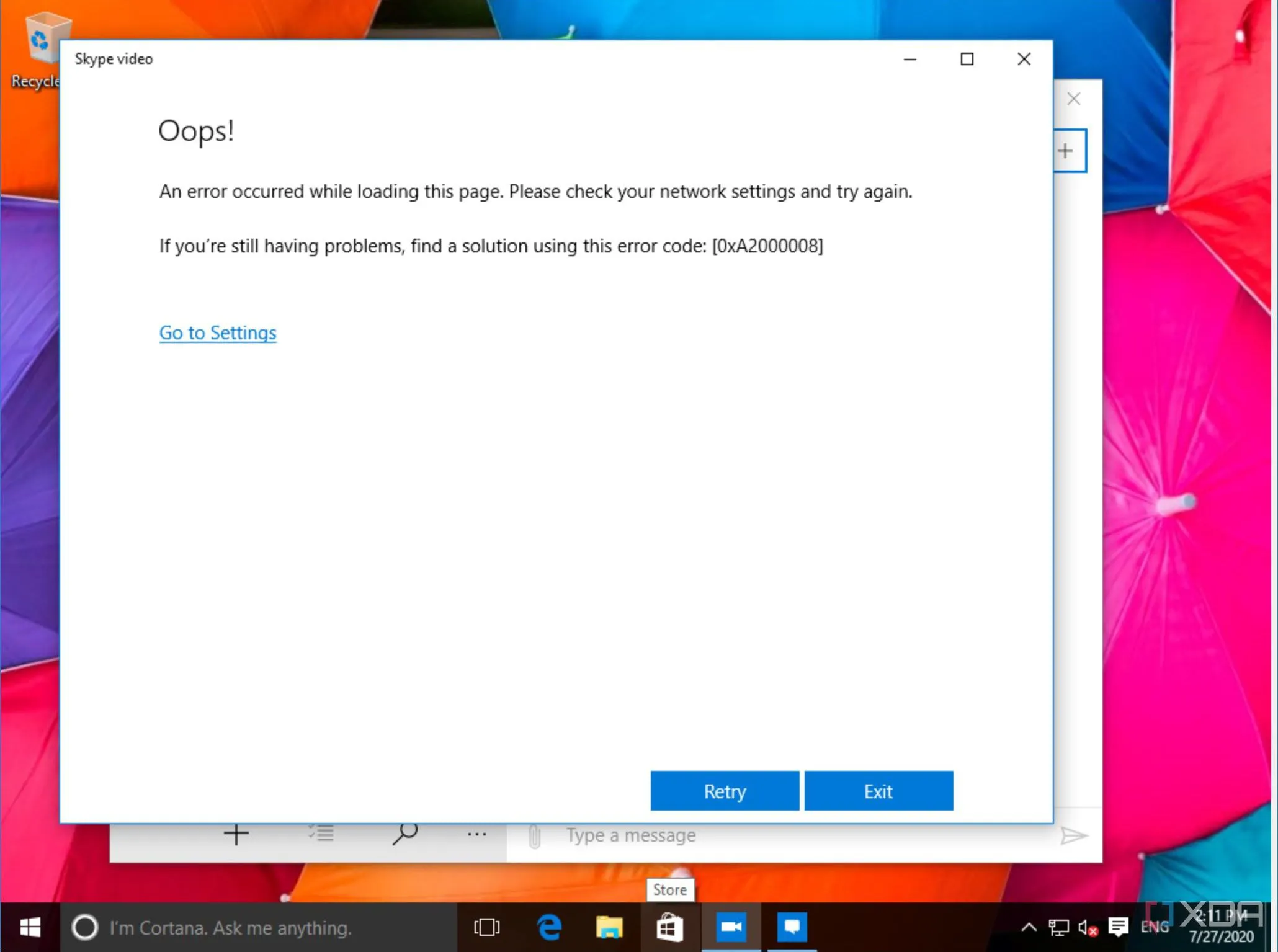 Giao diện cũ của Skype với các cuộc trò chuyện nhóm và cuộc gọi video