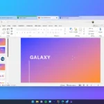 Giao diện đa nhiệm với nhiều ứng dụng Windows 11 được nhóm gọn gàng vào các tab bằng Groupy 2