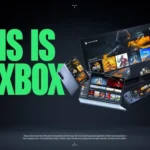 Giao diện hệ thống Xbox với các ứng dụng giải trí và phim