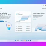 Giao diện Microsoft Defender Antivirus với biểu tượng lá chắn xanh, minh họa khả năng bảo vệ hệ thống được tăng cường sau khi cập nhật các nhị phân phần mềm mới cho các bản cài đặt Windows từ ISO cũ.