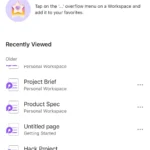 Giao diện người dùng thân thiện của ứng dụng Microsoft Loop trên iOS