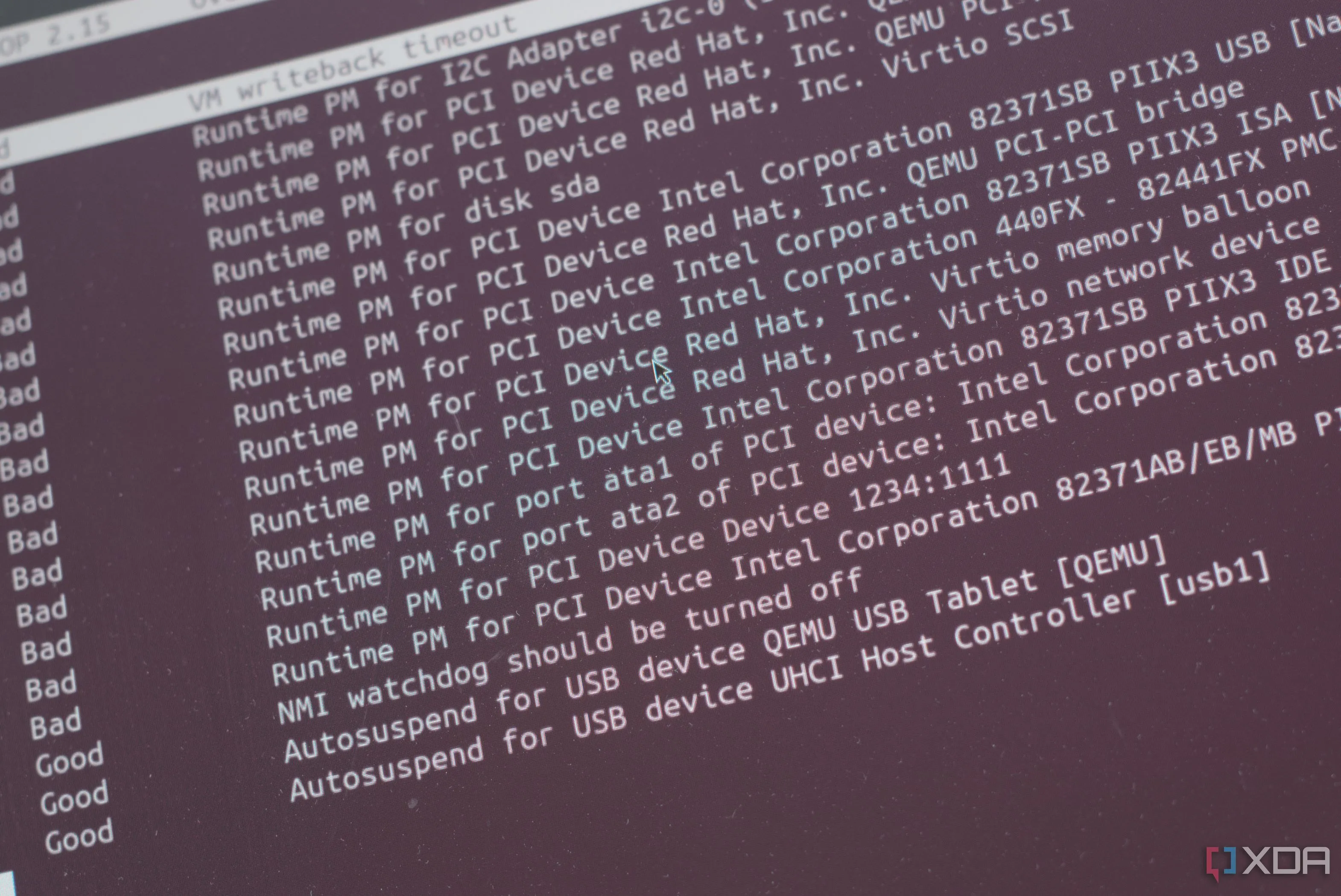 Giao diện PowerTOP hiển thị các tùy chỉnh tối ưu năng lượng trên hệ thống Linux