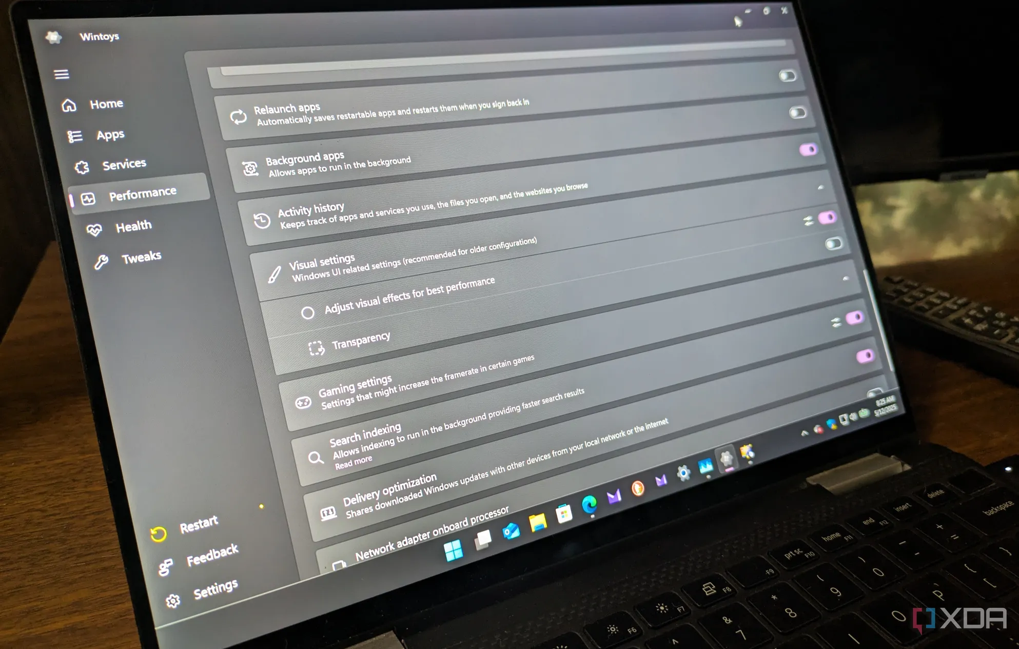 Giao diện ứng dụng di chuyển dữ liệu Windows trên laptop chạy Windows 11