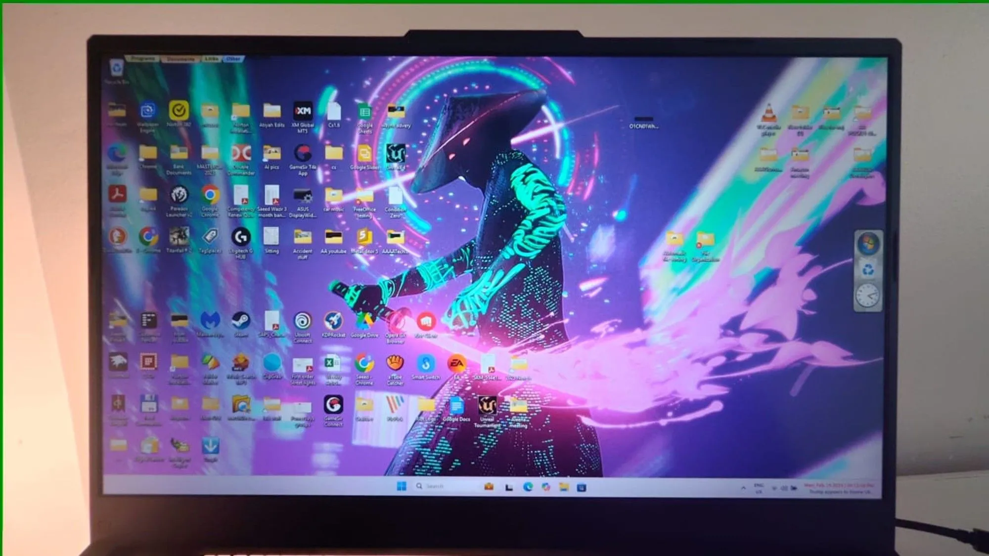 Giao diện ứng dụng Wallpaper Engine cho phép tùy chỉnh hình nền động trên Windows 11 24H2