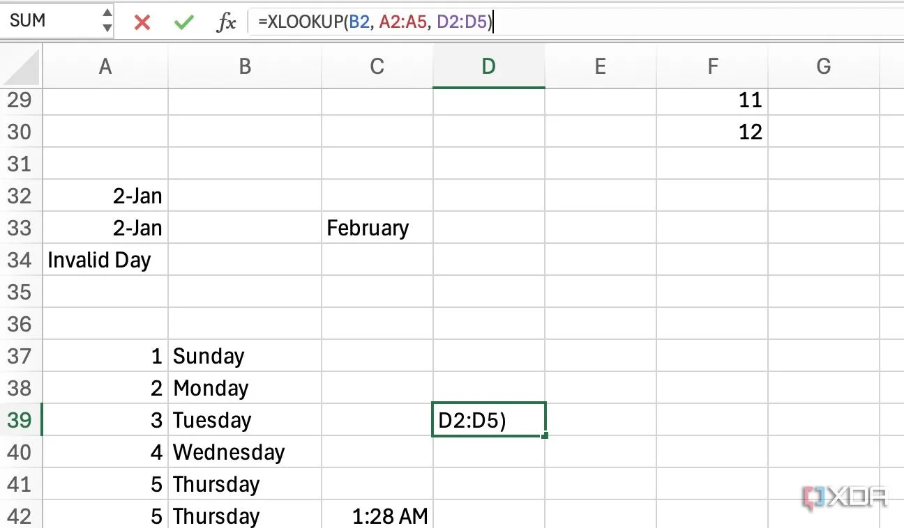 Hàm XLOOKUP trong Excel giúp tra cứu dữ liệu nhanh chóng và linh hoạt hơn VLOOKUP