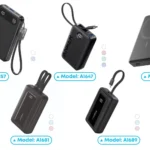 Hình ảnh các mẫu sạc dự phòng Anker A1257, A1647, A1652, A1681, A1689 bị Anker thu hồi do lỗi pin lithium-ion tiềm ẩn nguy cơ cháy nổ.