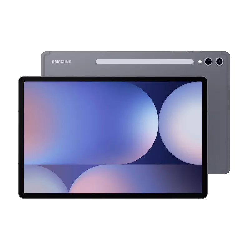 Hình ảnh cận cảnh máy tính bảng Samsung Galaxy Tab S10 Plus, thể hiện màn hình lớn và thiết kế cao cấp.