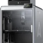 Hình ảnh minh họa máy in 3D Creality K2 Plus Combo với vỏ trong suốt