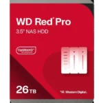 Hình ảnh ổ cứng Western Digital Red Pro 26TB chuyên dụng cho hệ thống NAS