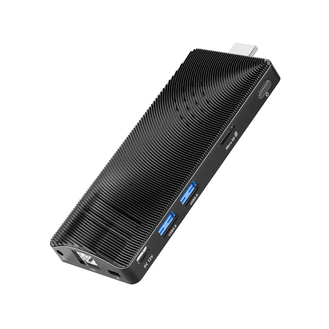 Hình ảnh tổng quan Mini PC Stick nhỏ gọn với chip Intel Pentium