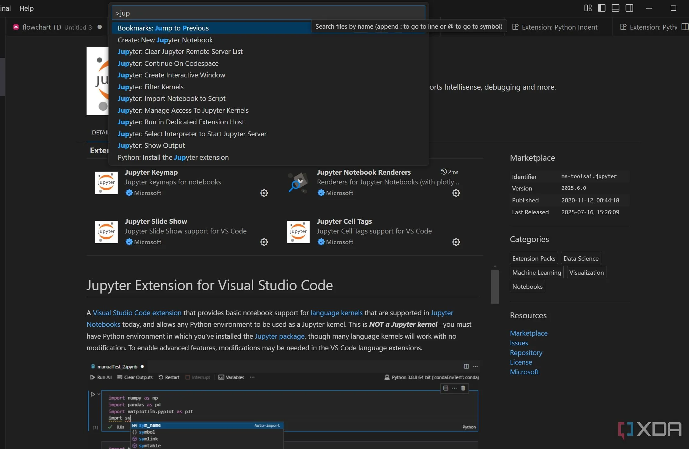Jupyter Notebook tích hợp trong VS Code