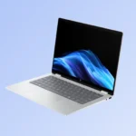 laptop HP OmniBook X Flip 14 inch đang gập lại ở chế độ máy tính bảng