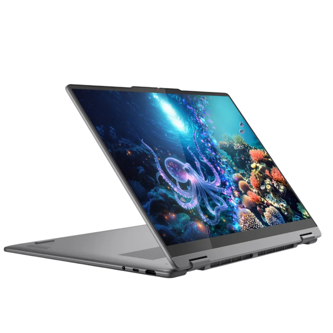 Lenovo Yoga 7i 2-in1 16 inch (2025) ở chế độ trình chiếu