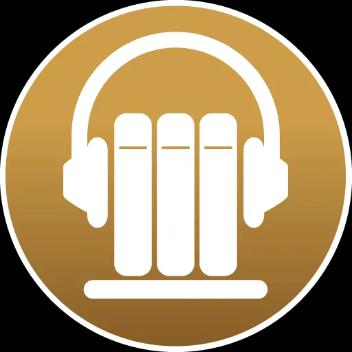 Logo của Audiobookshelf, nền tảng tự host sách nói và podcast.