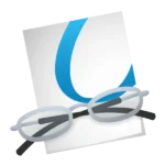 Logo ứng dụng Okular, phần mềm mã nguồn mở thay thế Preview trên macOS
