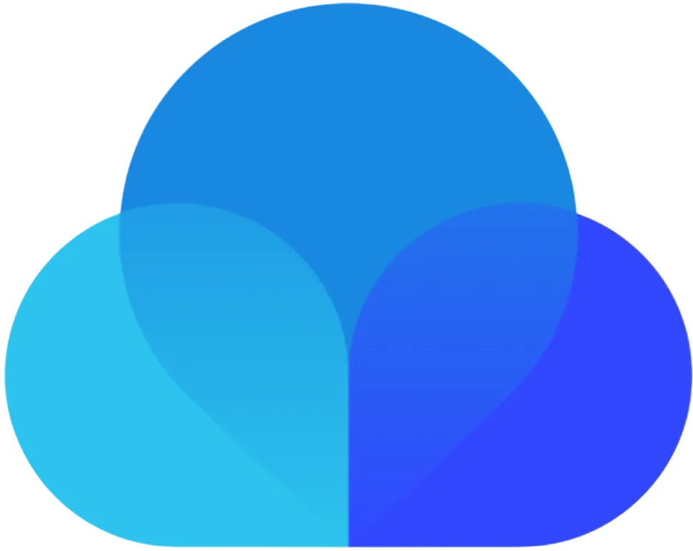 Logo ứng dụng quản lý bookmark Raindrop.io màu xanh tím