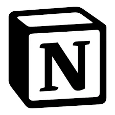 Logo ứng dụng quản lý ghi chú và dự án Notion