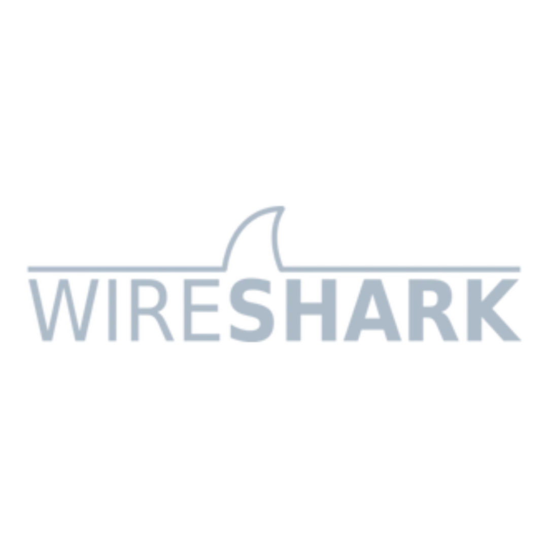 Logo Wireshark nổi bật trên nền sáng, biểu tượng cho công cụ phân tích mạng chuyên sâu.