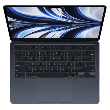 MacBook Air M2 15 inch màu bạc với màn hình Liquid Retina sắc nét
