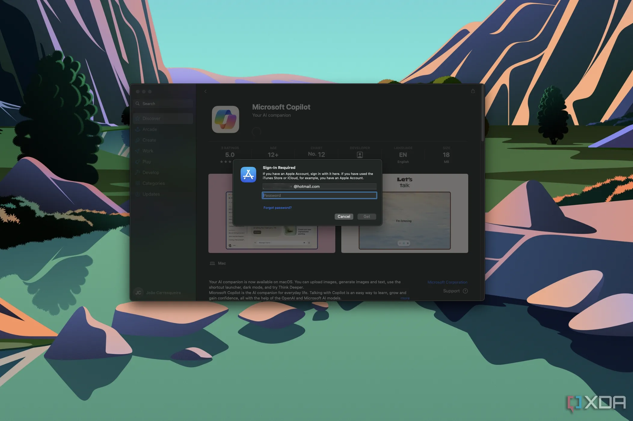 macOS yêu cầu mật khẩu Apple ID để cài đặt ứng dụng từ App Store