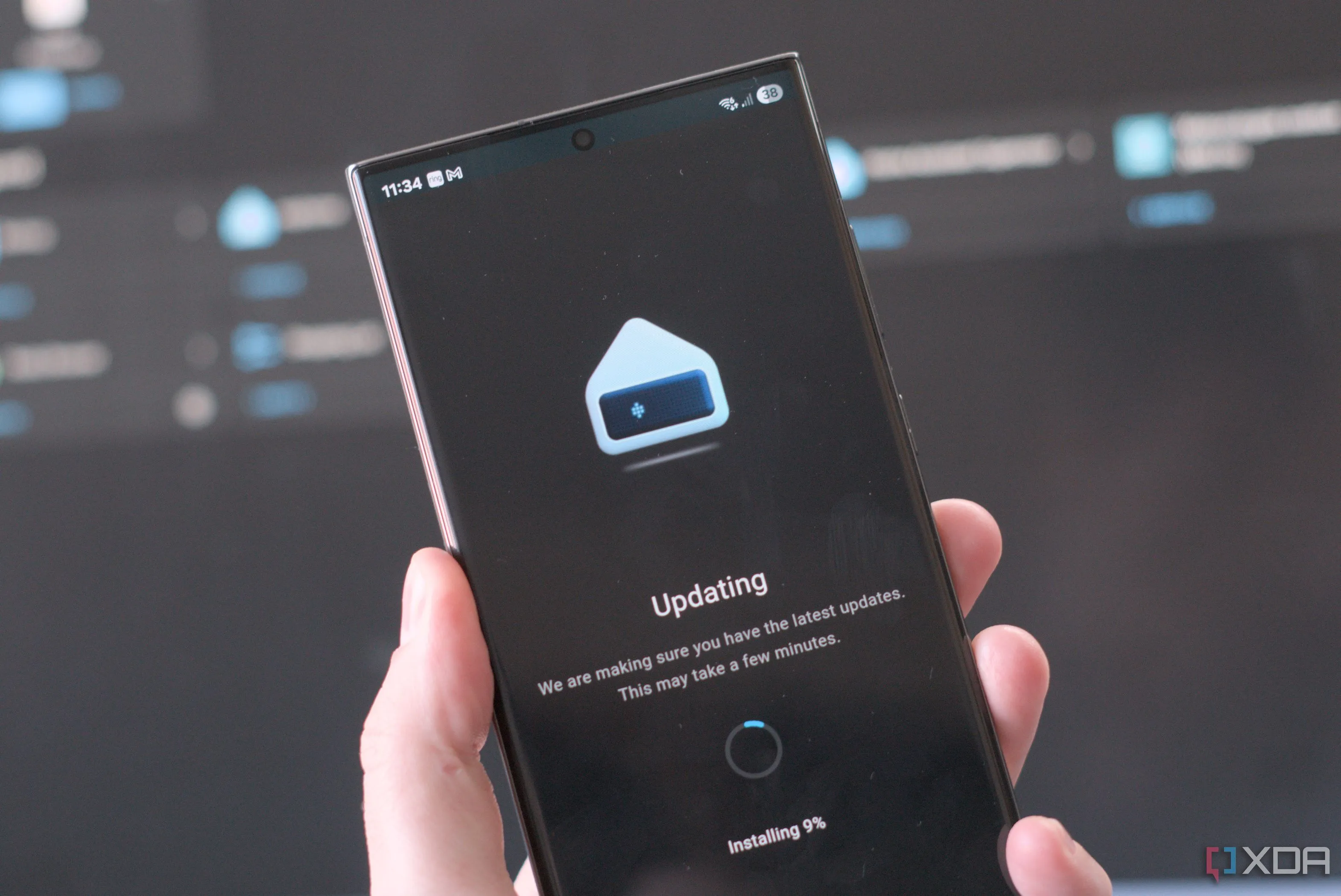 Màn hình cài đặt ban đầu của ứng dụng Home Assistant Voice Preview Edition, cho thấy quá trình thiết lập