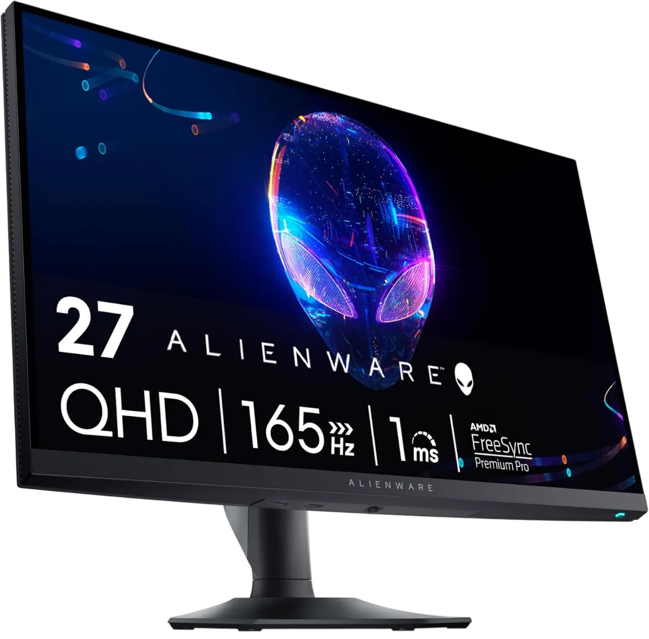 Màn hình gaming Alienware AW2724DM với chân đế đặc trưng và thiết kế hiện đại