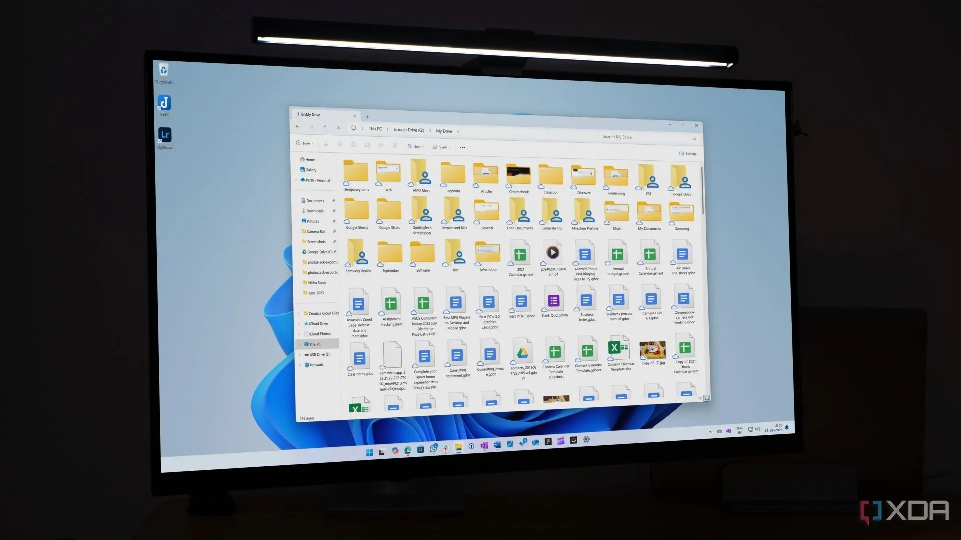 Màn hình Google Drive trên hệ điều hành Windows