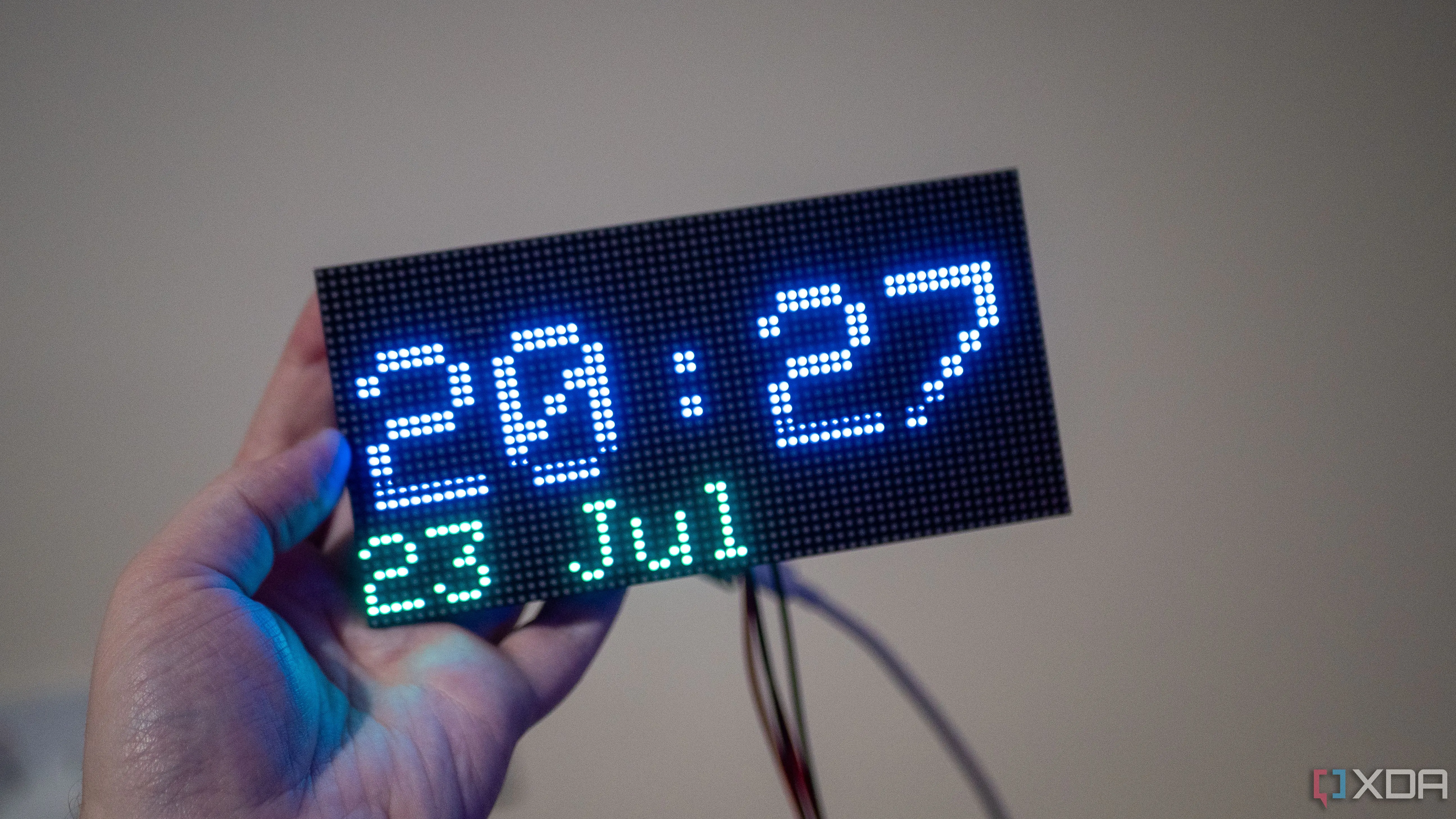 Màn hình LED ma trận hiển thị thông tin thời tiết