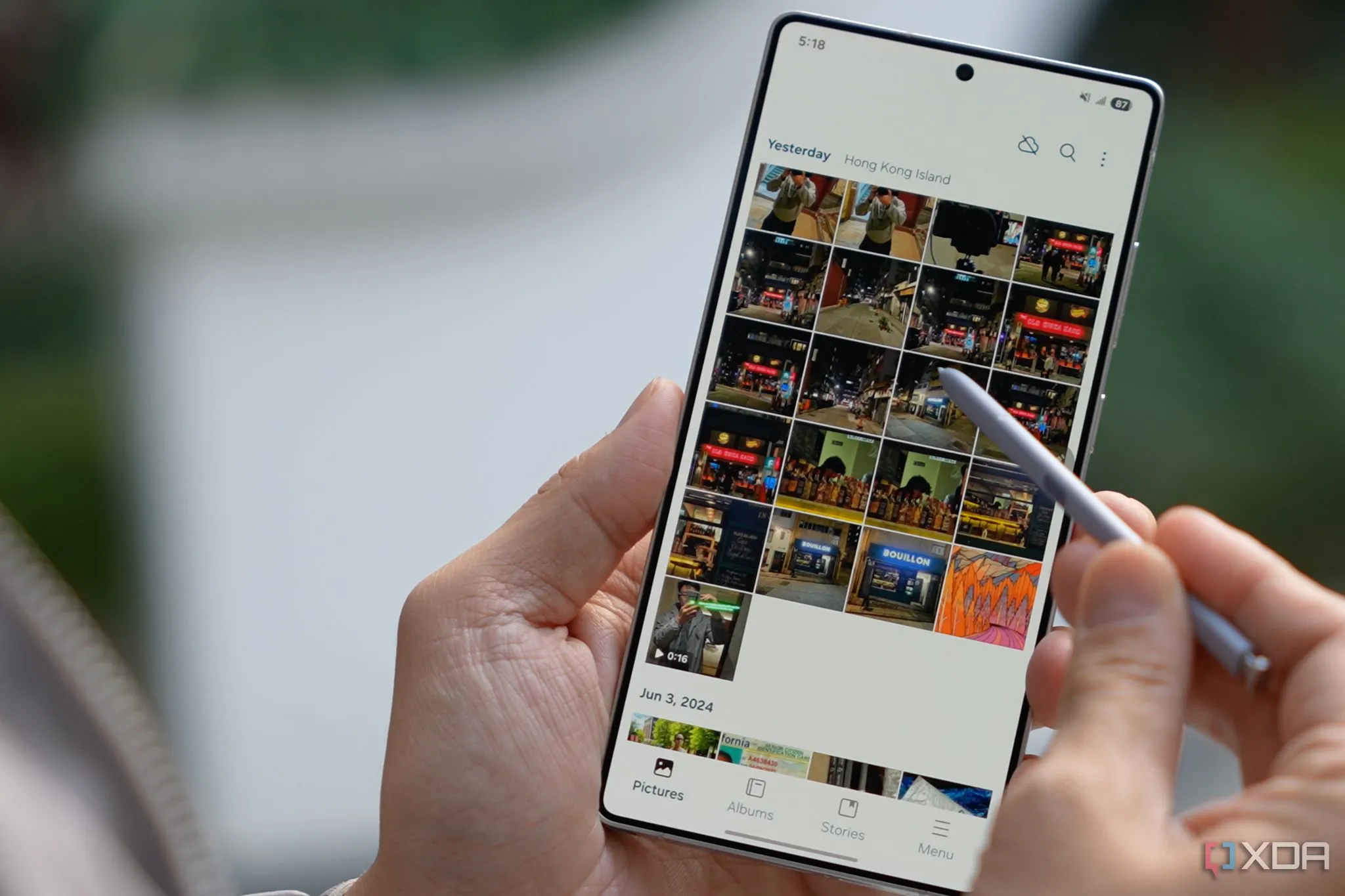 Màn hình lớn 6.9 inch với viền mỏng ấn tượng trên Galaxy S25 Ultra